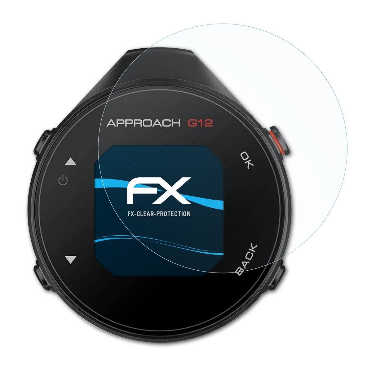 ATFOLIX 3x FX-Clear Displayschutz(für Garmin G12) Approach