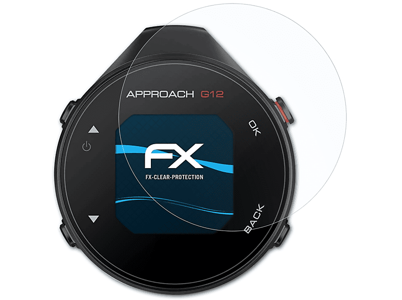 Approach ATFOLIX G12) FX-Clear 3x Garmin Displayschutz(für