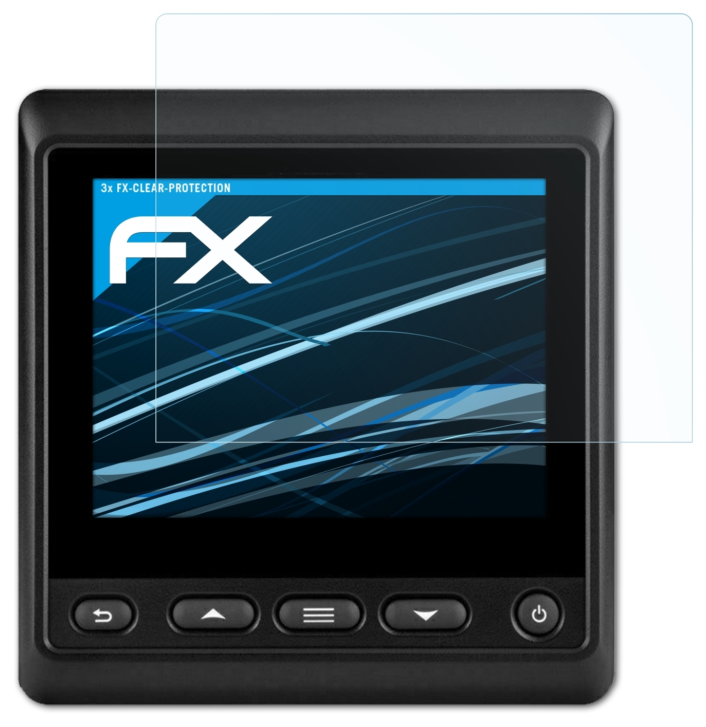 Garmin 3x Displayschutz(für FX-Clear GMI 20) ATFOLIX