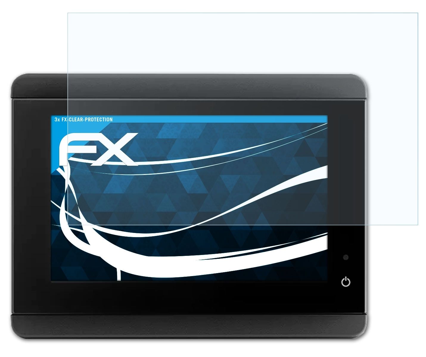 Displayschutz(für Garmin GHC 50) 3x FX-Clear ATFOLIX