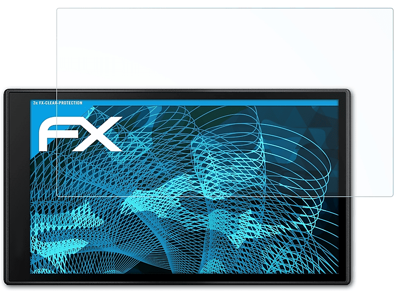 ATFOLIX 3x FX-Clear OTR610) dezl Displayschutz(für Garmin