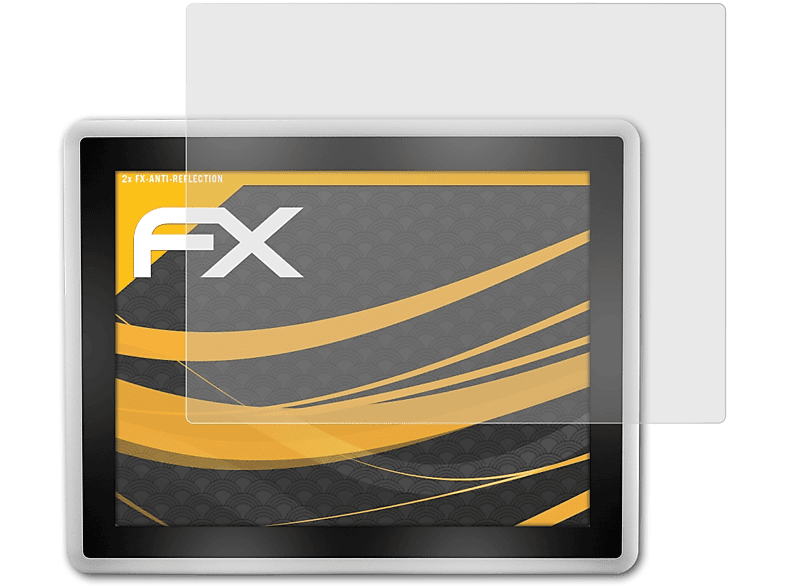 ATFOLIX 2x FX-Antireflex Displayschutz(für Nodka iTPC-H1212 (12.1 Inch))
