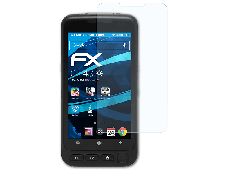ATFOLIX 3x FX-Clear Custom Ranger Pro) Displayschutz(für