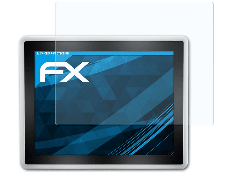 ATFOLIX 2x FX-Clear Displayschutz(für Nodka iTPC-H1212 (12.1 Inch)) | Tabletschutzfolien