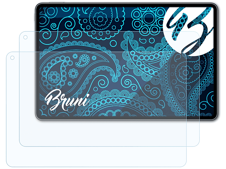 BRUNI 2x Basics-Clear Schutzfolie(für Huawei MatePad Pro (11 Inch))