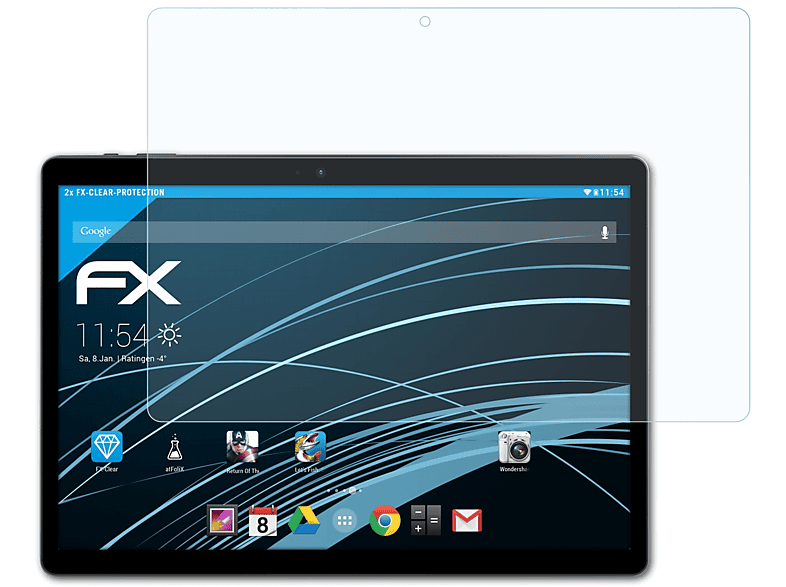 ATFOLIX 2x Pro) Blade Displayschutz(für FX-Clear X10 ZTE