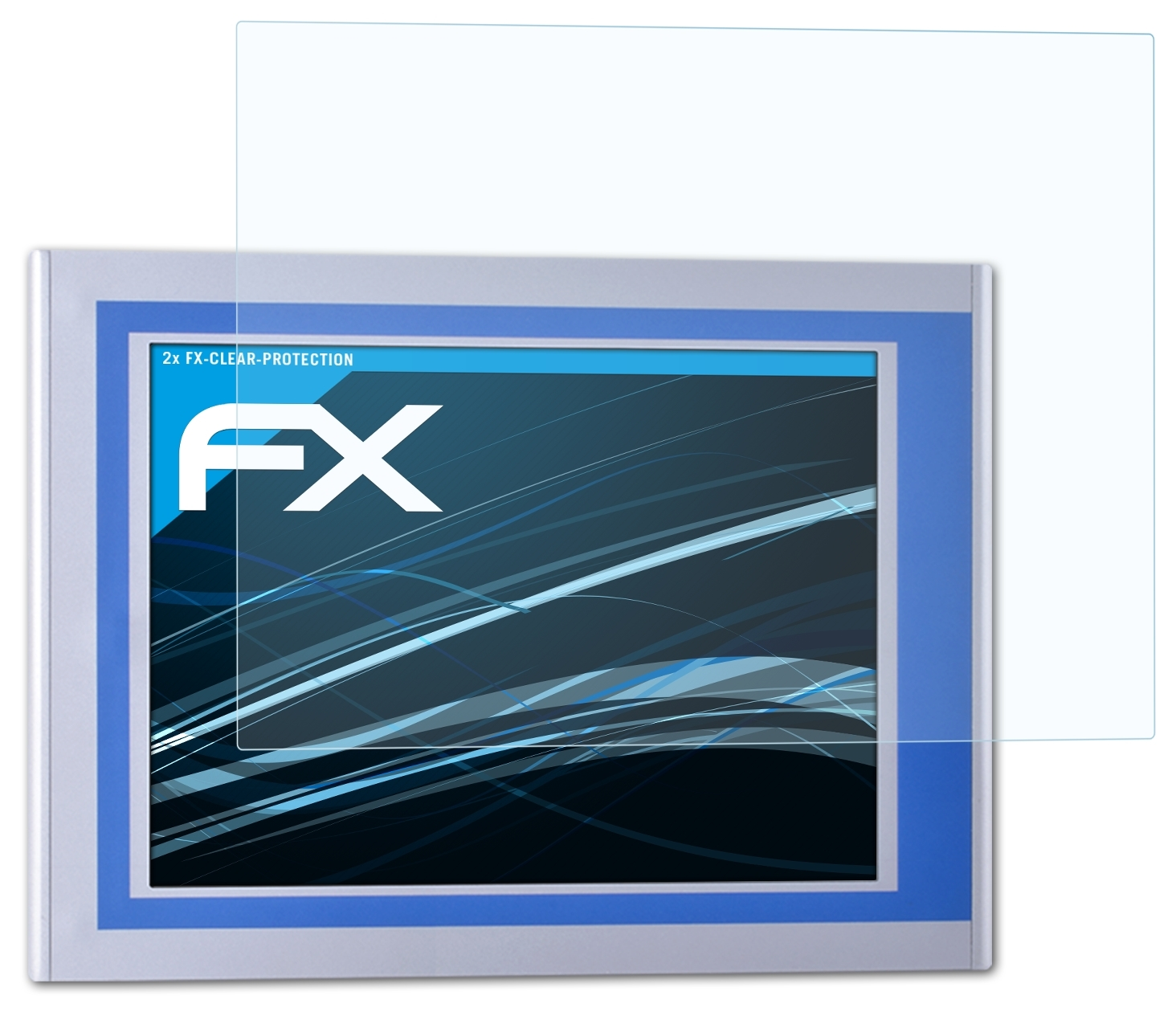 Displayschutz(für (10.4 TPC6000-A103 Inch)) FX-Clear Nodka 2x ATFOLIX
