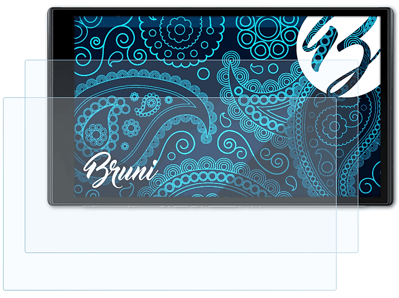 BRUNI 2x Garmin Basics-Clear 780) Schutzfolie(für RV
