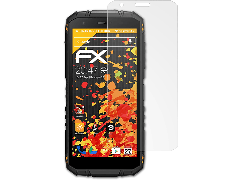 Displayschutz(für ATFOLIX 3x Doogee Pro) FX-Antireflex S41