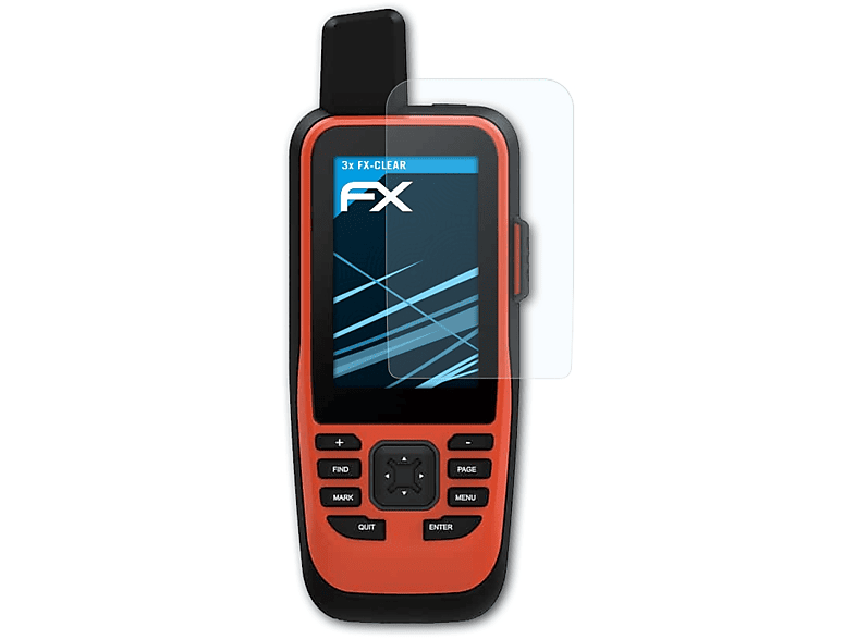Garmin 3x ATFOLIX FX-Clear Displayschutz(für 86s) GPSMap
