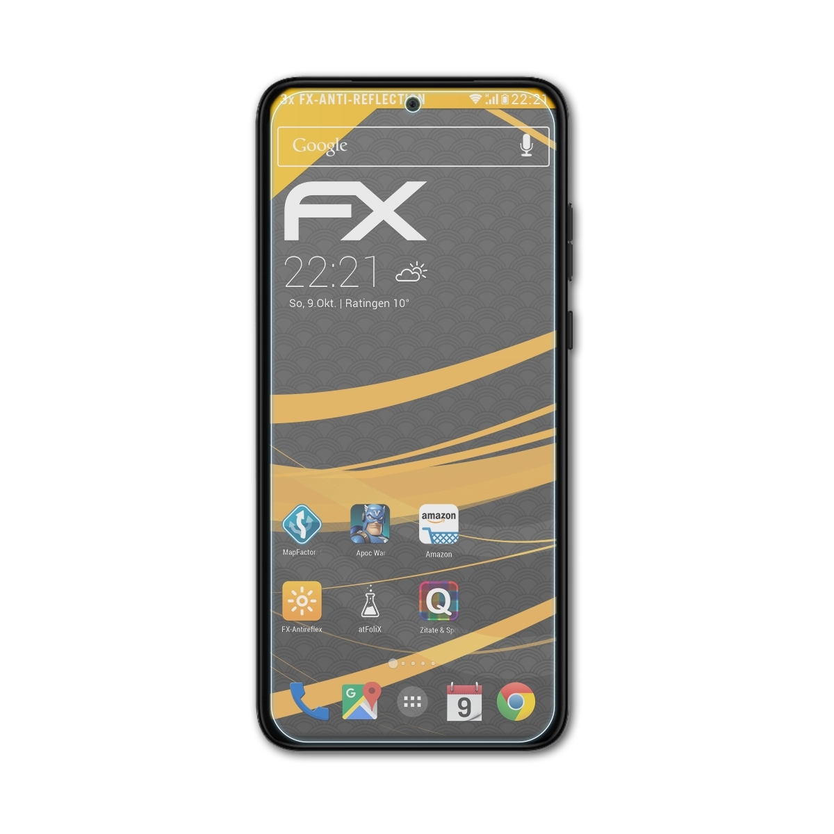 ATFOLIX 3x FX-Antireflex Motorola Edge Neo) Displayschutz(für 30