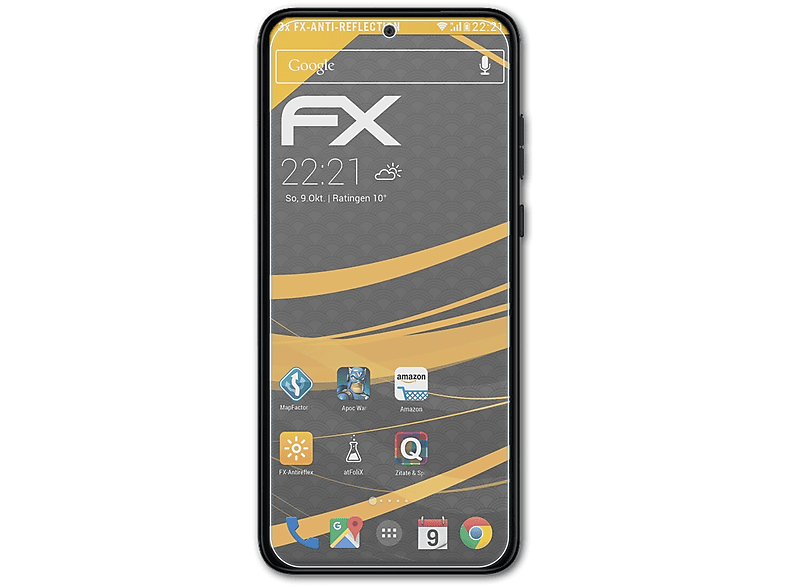 ATFOLIX 3x FX-Antireflex Motorola Edge Neo) Displayschutz(für 30