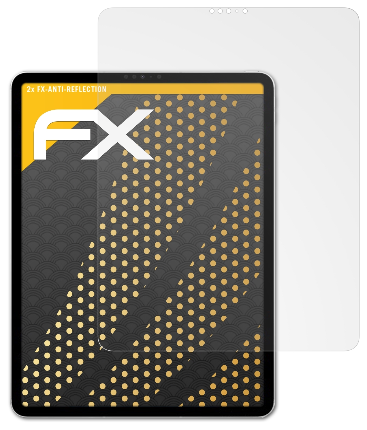 ATFOLIX 2x FX-Antireflex Displayschutz(für Apple Pro iPad (2022)) 12.9