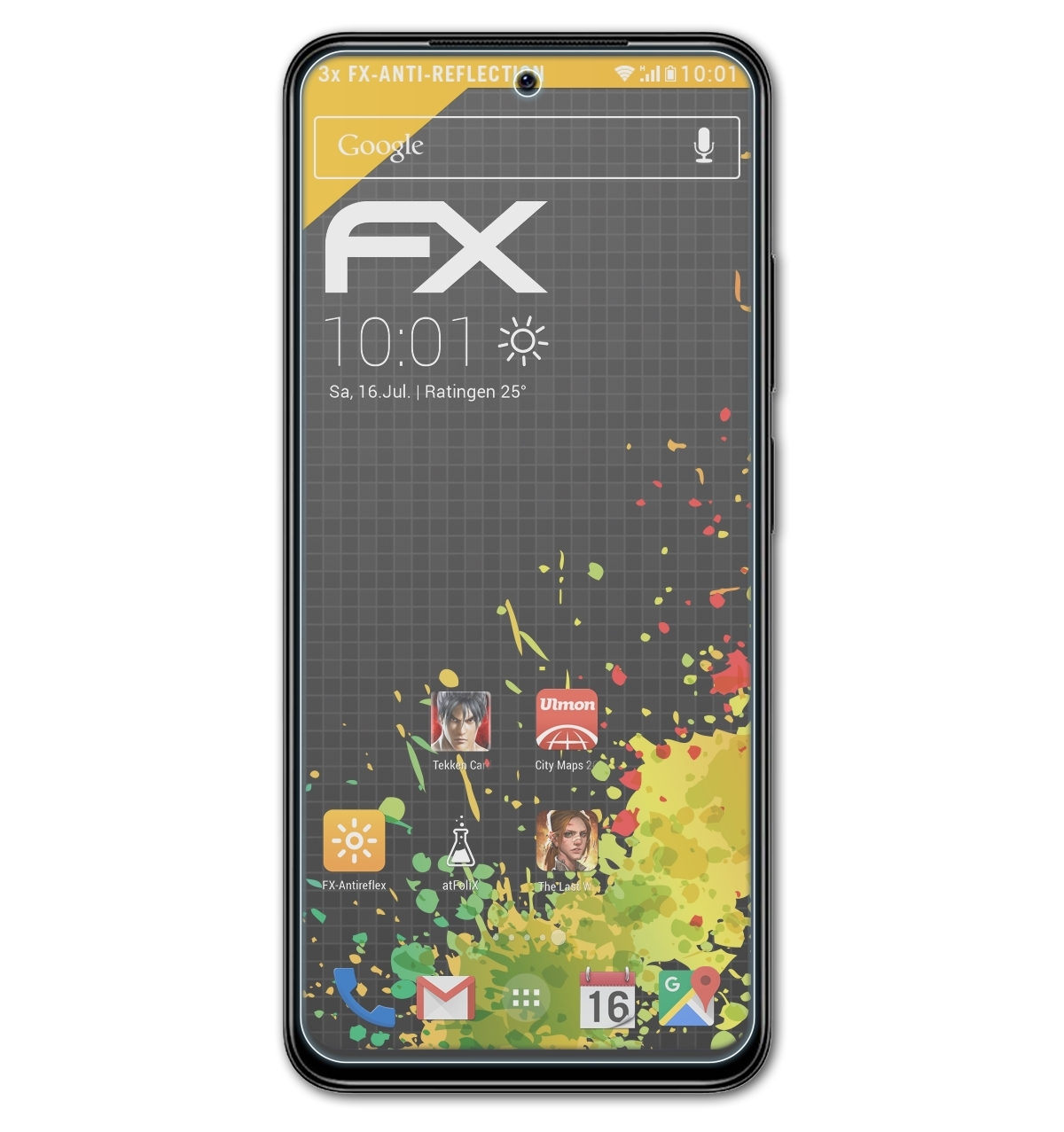 Xiaomi Displayschutz(für 3x Note ATFOLIX Redmi 11S) FX-Antireflex