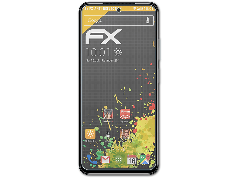ATFOLIX 3x FX-Antireflex Displayschutz(für Xiaomi Redmi Note 11S)