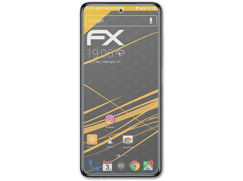ATFOLIX Zero FX-Antireflex Displayschutz(für 20) Infinix 3x