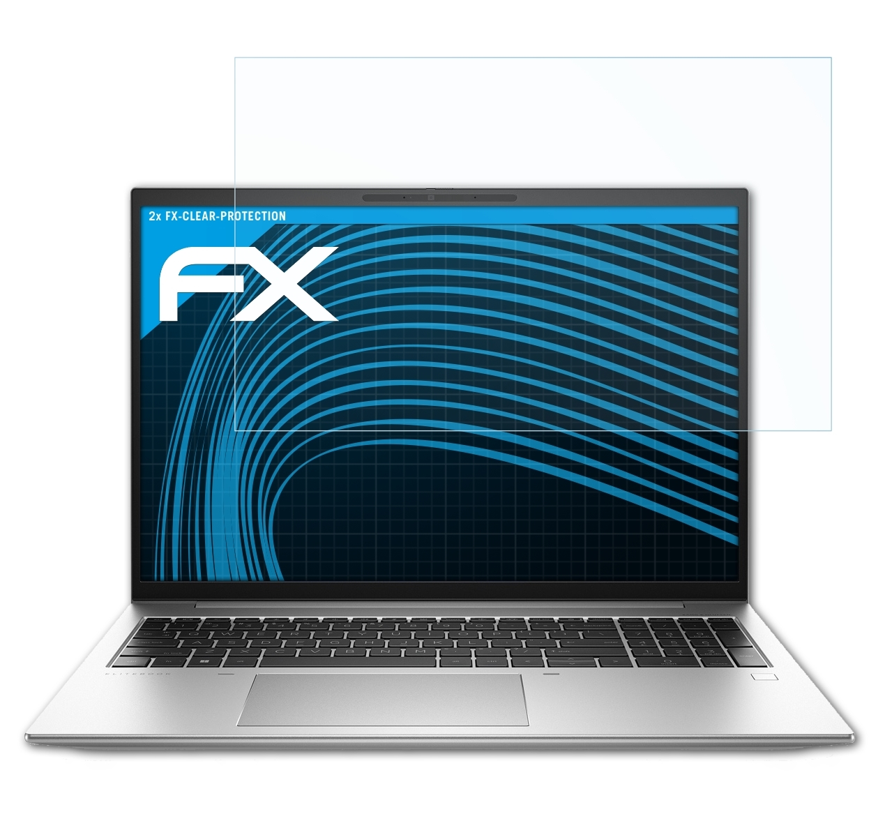 ATFOLIX EliteBook FX-Clear 860 2x G9) HP Displayschutz(für