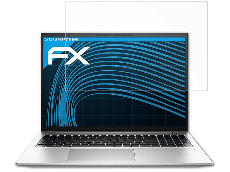 ATFOLIX 2x FX-Clear G9) HP EliteBook 860 Displayschutz(für