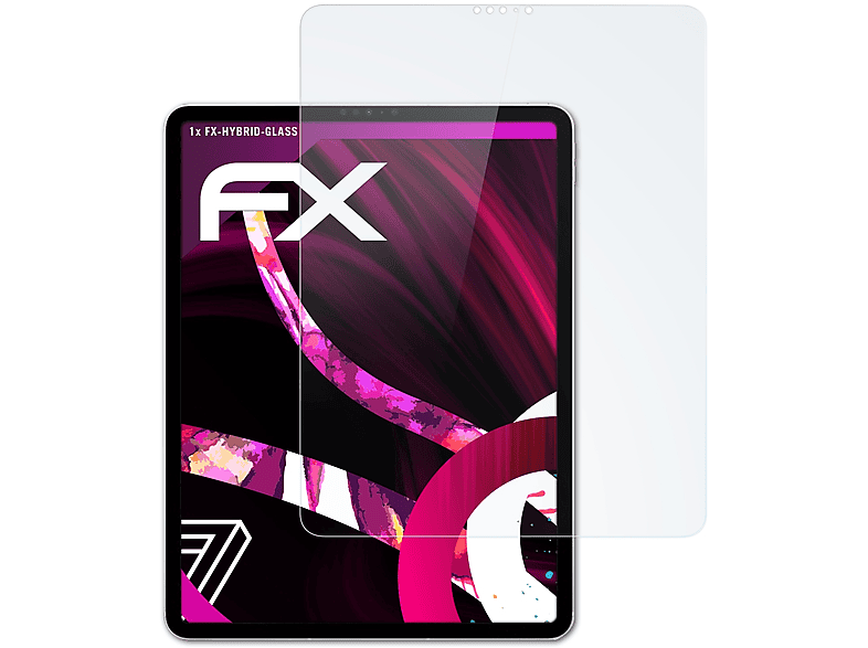 ATFOLIX FX-Hybrid-Glass Schutzglas(für Apple iPad Pro 12.9 (2022))