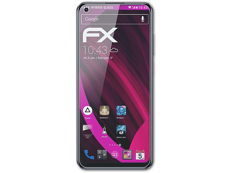 FX-Hybrid-Glass Realme 10) ATFOLIX Schutzglas(für