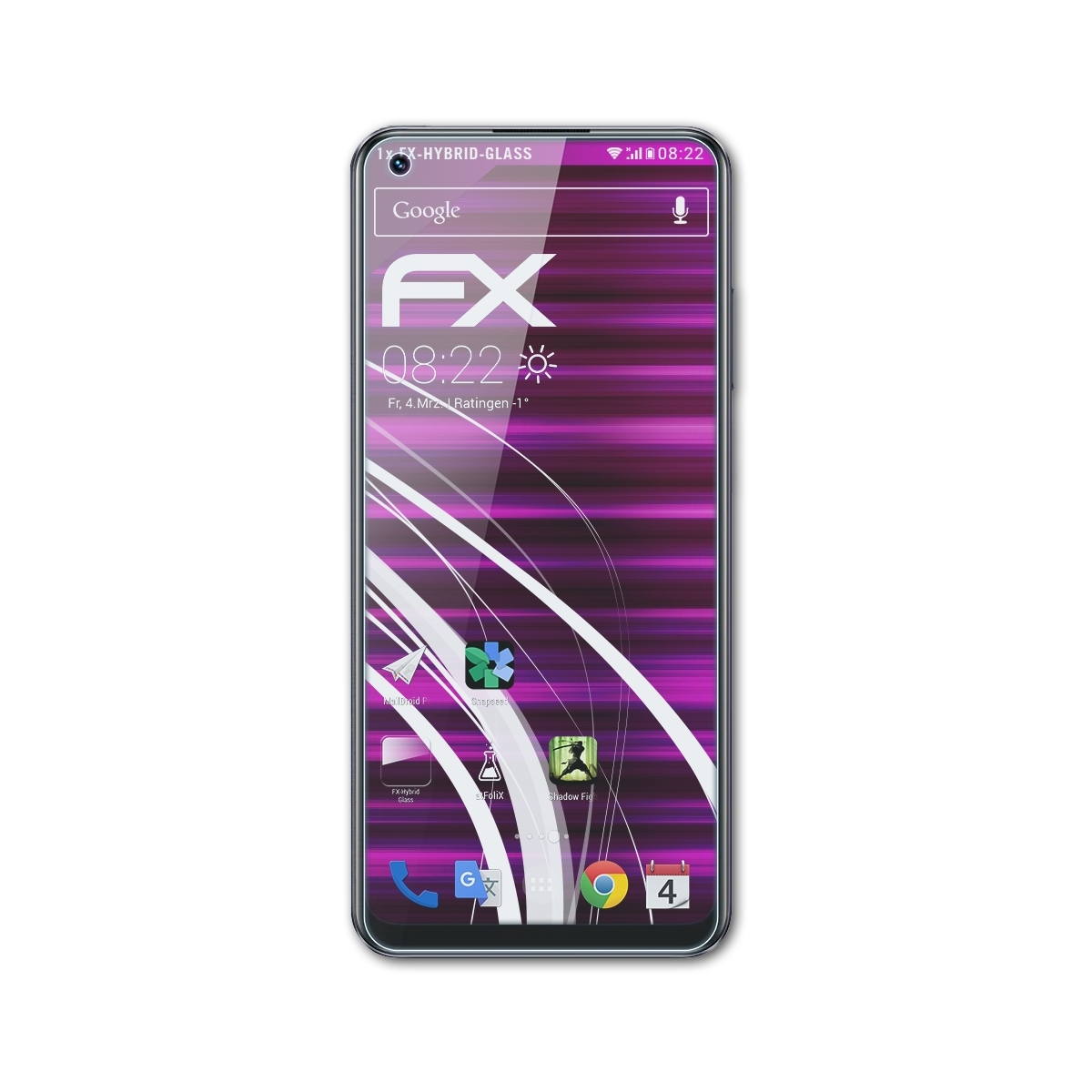 FX-Hybrid-Glass Realme 10) ATFOLIX Schutzglas(für