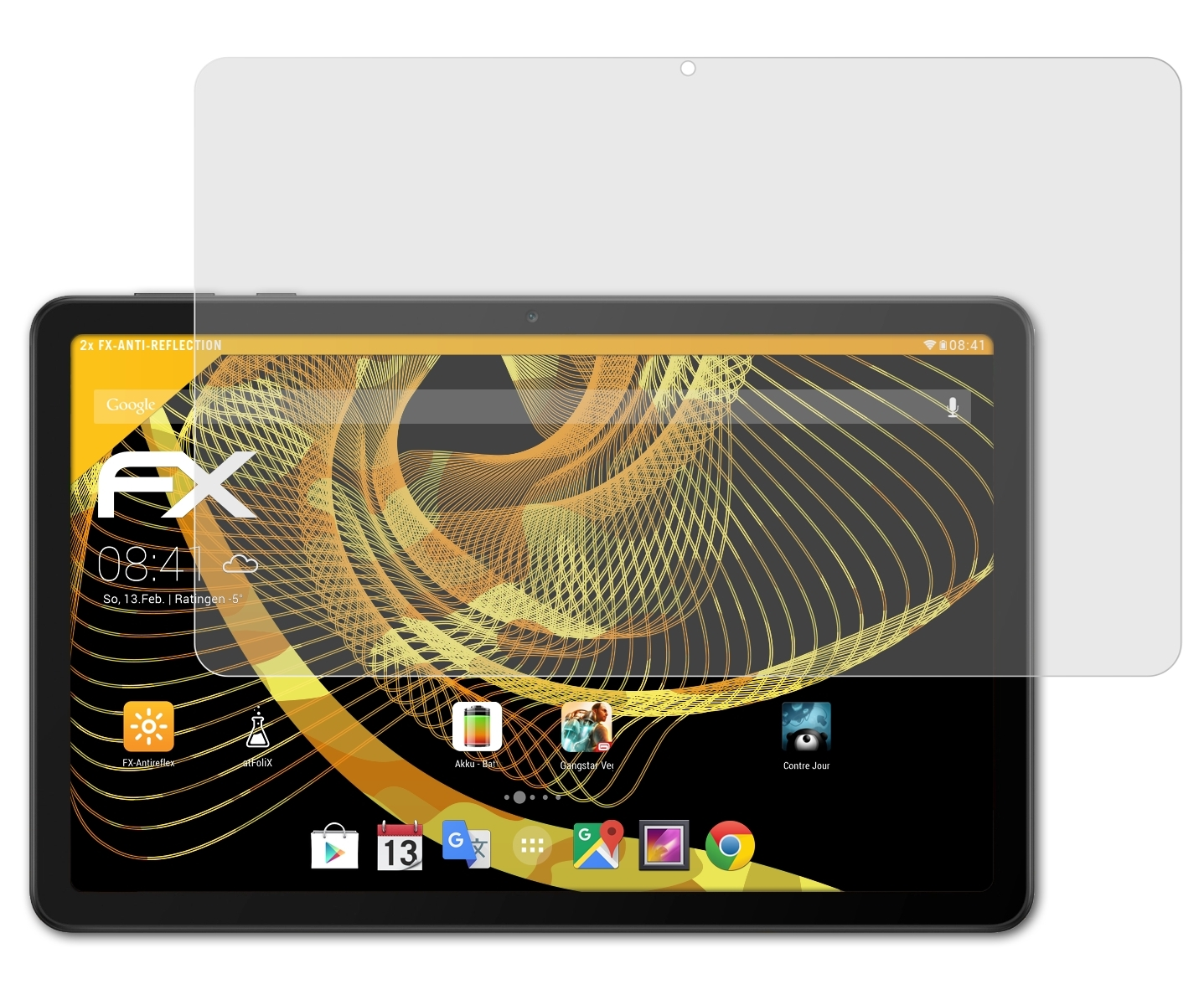 2x Displayschutz(für FX-Antireflex MatePad Inch)) ATFOLIX (10.4 Huawei SE