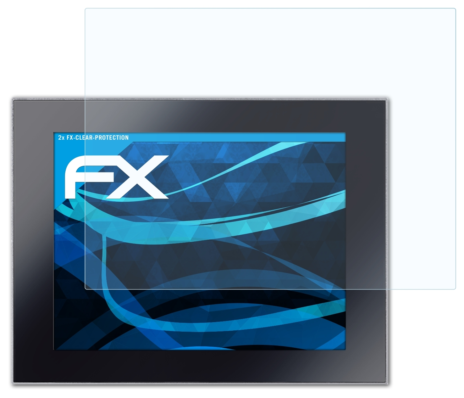 FX-Clear Inch)) 2x Nodka Displayschutz(für (12.1 TPC6000-D123 ATFOLIX