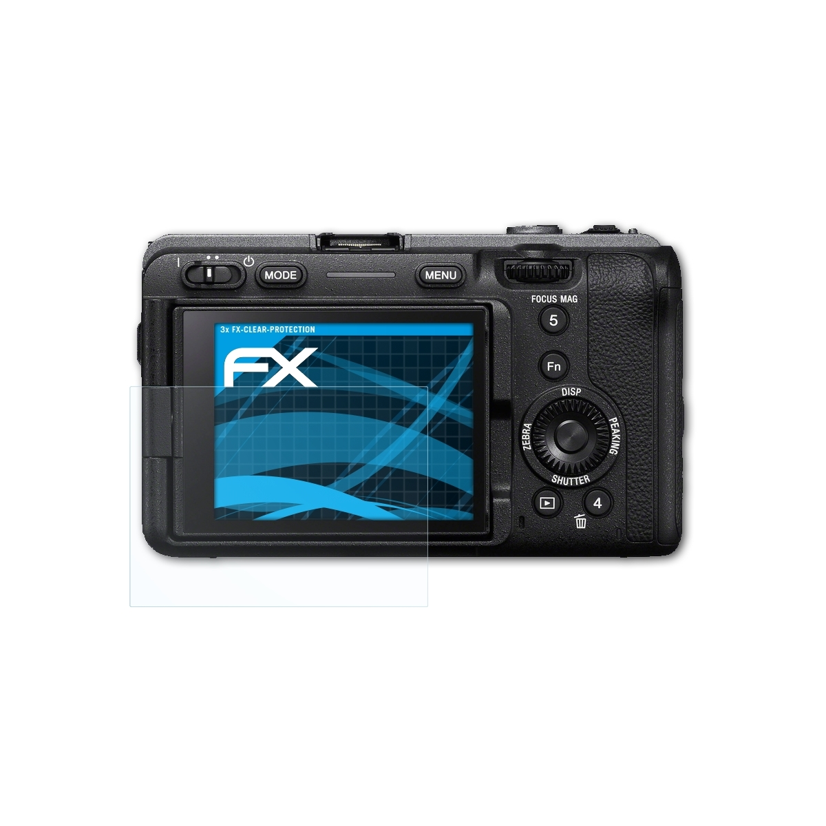 Sony ATFOLIX FX30) 3x Displayschutz(für FX-Clear
