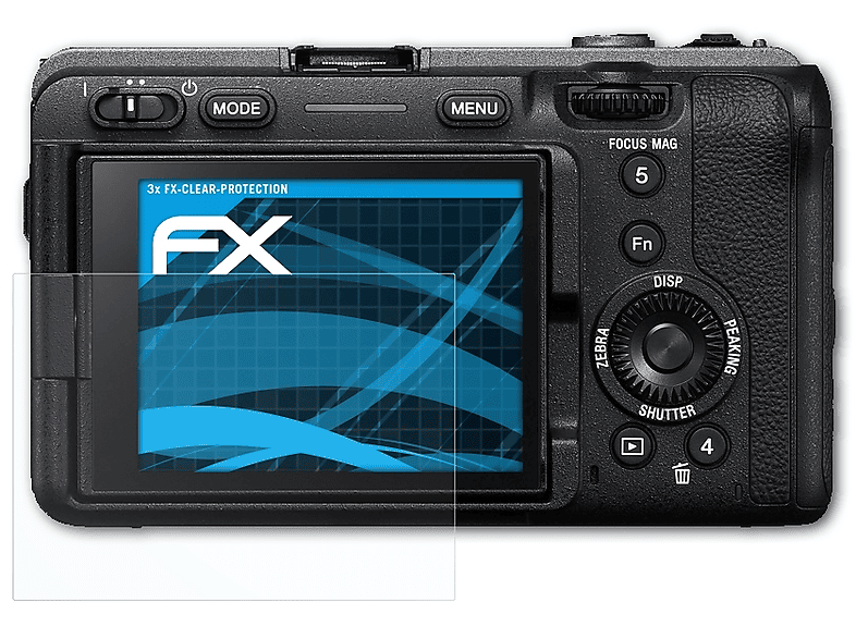 3x FX30) ATFOLIX Displayschutz(für FX-Clear Sony
