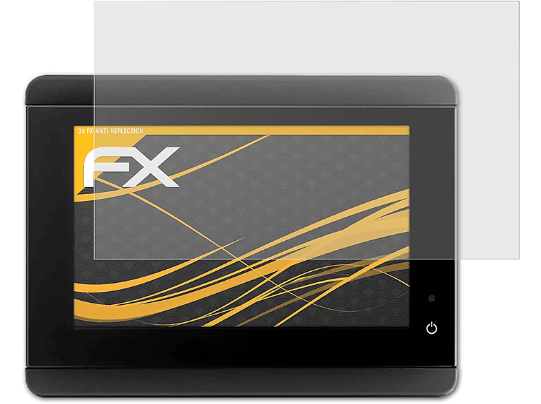 ATFOLIX 3x 50) Garmin GHC FX-Antireflex Displayschutz(für