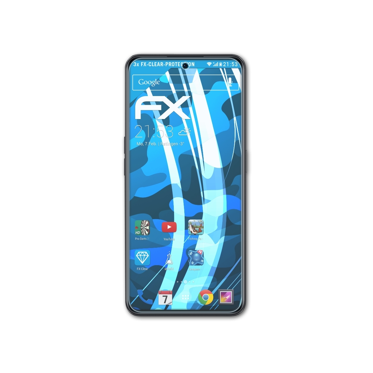 ATFOLIX 3x Ace) FX-Clear Displayschutz(für OnePlus