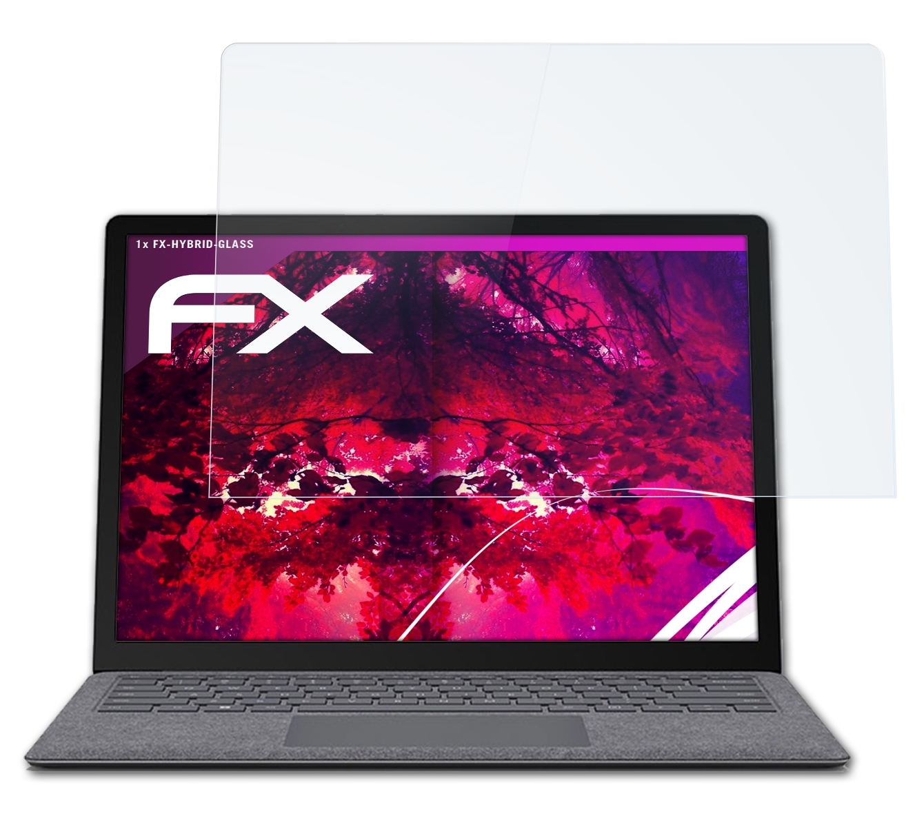 5 (13.5 Schutzglas(für Laptop FX-Hybrid-Glass ATFOLIX Inch)) Microsoft Surface