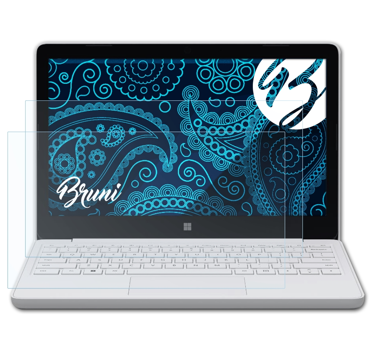 Basics-Clear Microsoft SE) Laptop BRUNI Surface 2x Schutzfolie(für