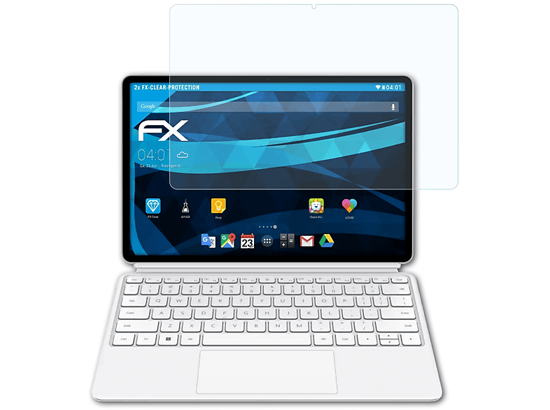 ATFOLIX 2x E Displayschutz(für Go) FX-Clear MateBook Huawei