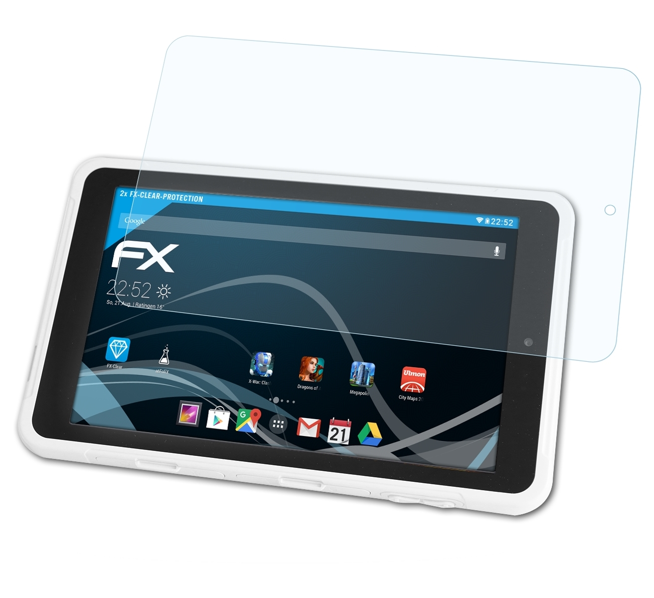 ATFOLIX 2x FX-Clear Displayschutz(für Onyx Inch)) (8 MPAD-800 Healthcare
