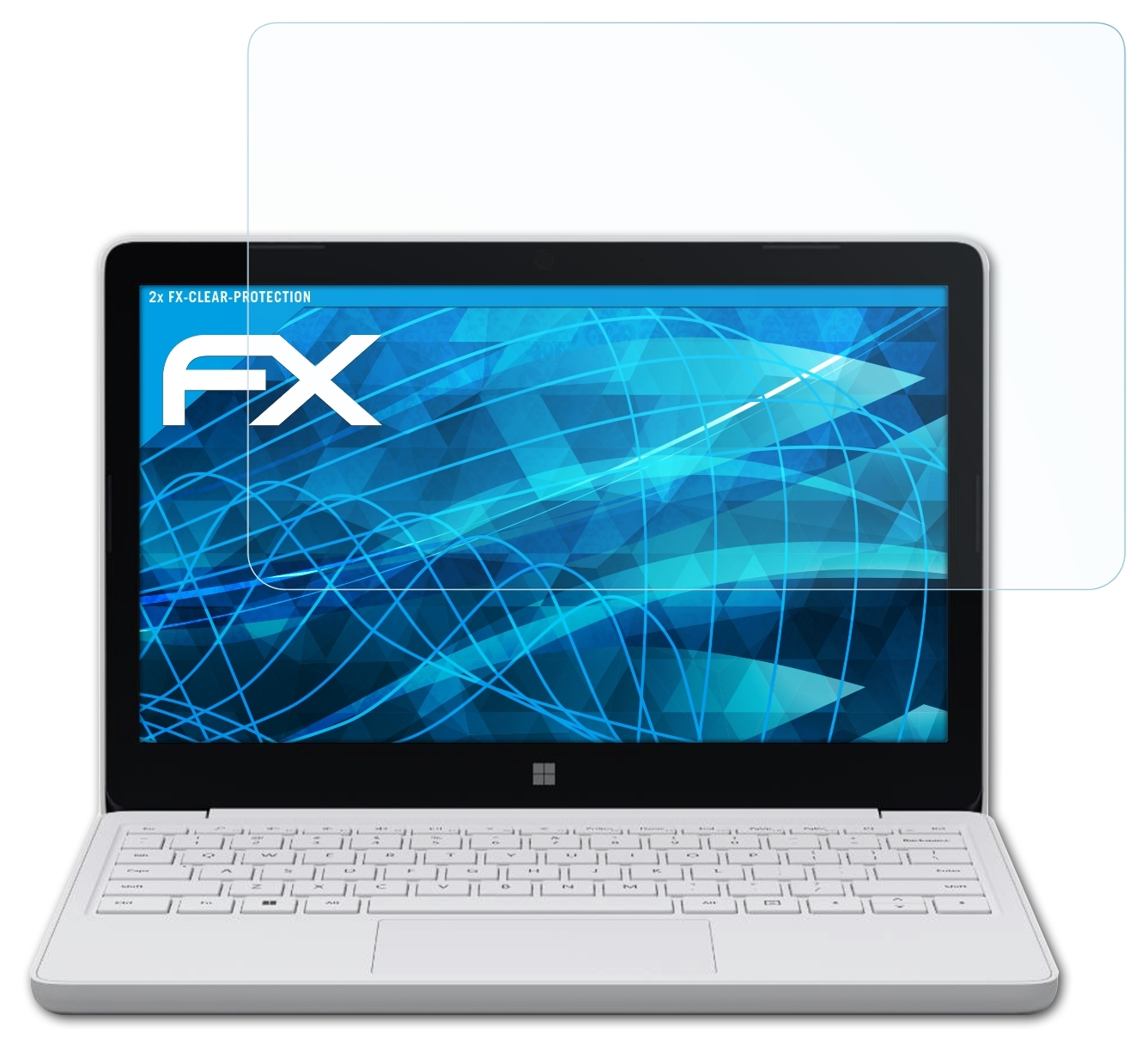 ATFOLIX 2x SE) Displayschutz(für Laptop Surface Microsoft FX-Clear