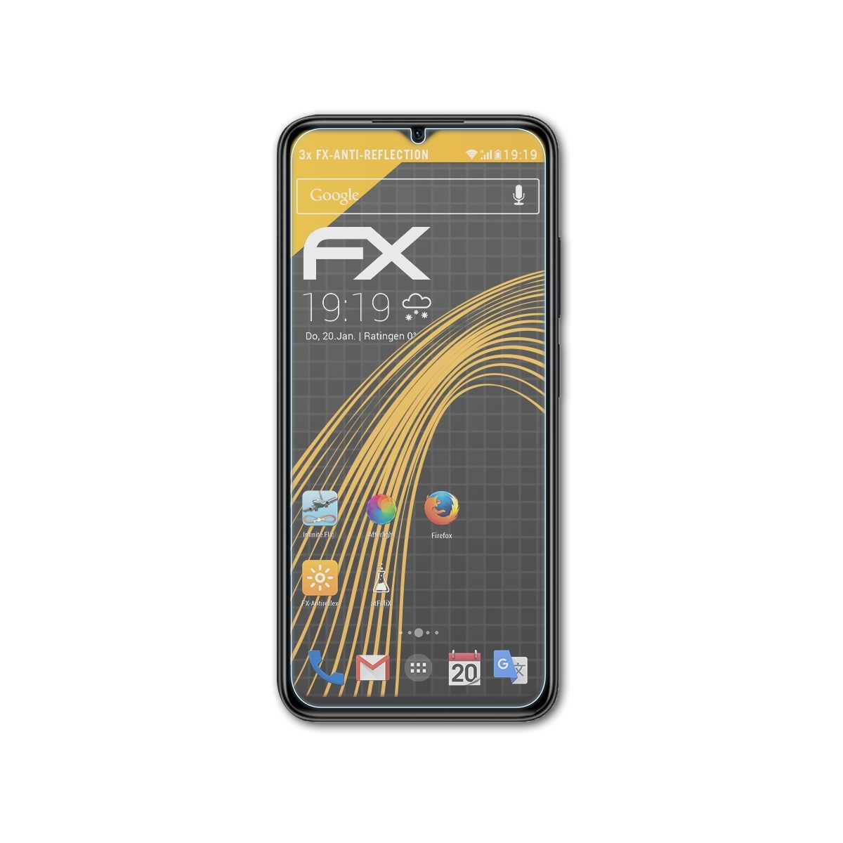 ATFOLIX 3x FX-Antireflex Displayschutz(für Xiaomi Prime 11 Redmi 5G)