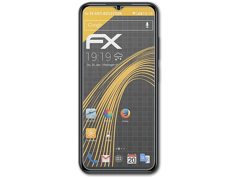 ATFOLIX 3x FX-Antireflex Displayschutz(für Xiaomi Redmi 11 Prime 5G)