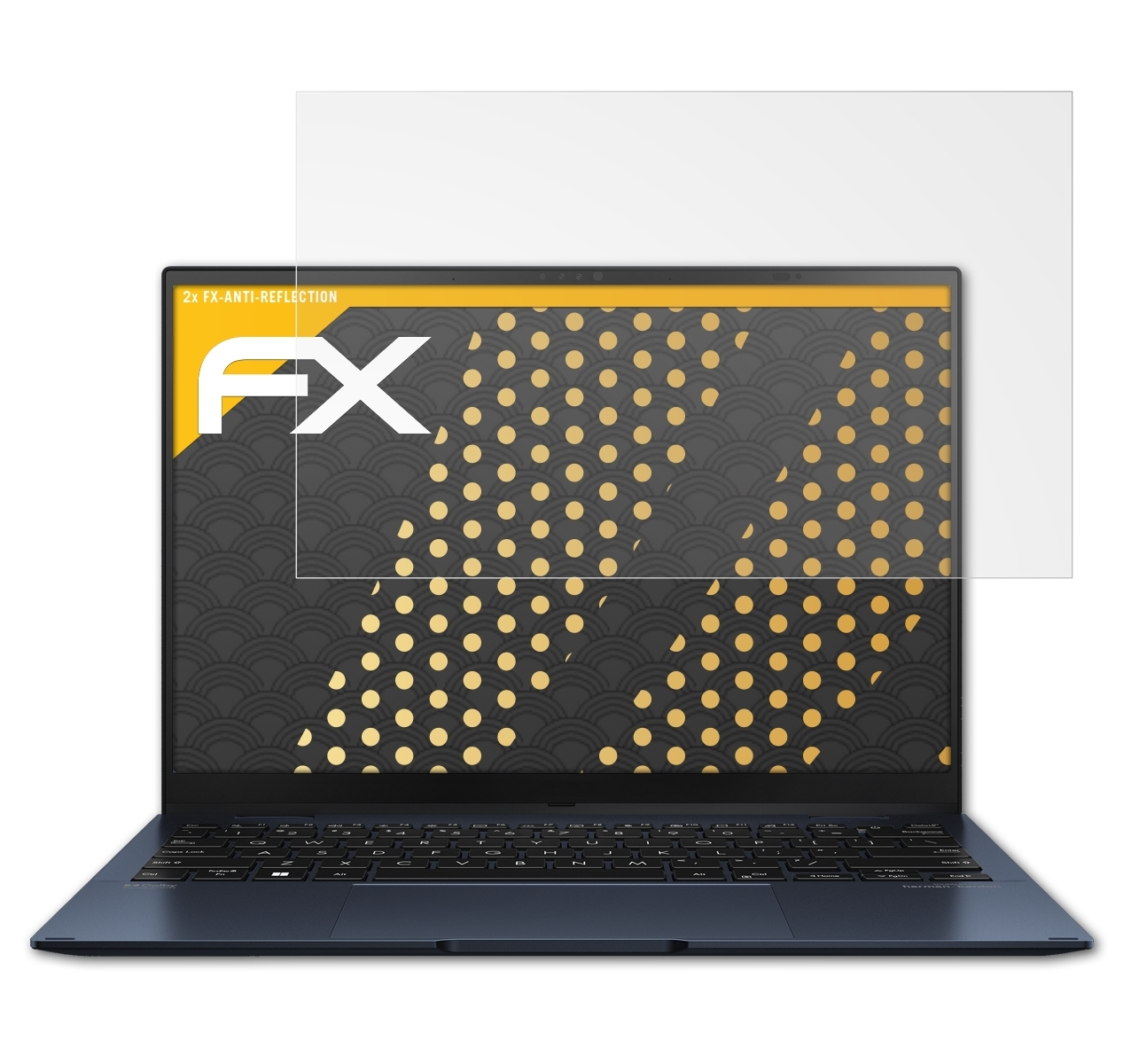 FX-Antireflex ATFOLIX S13 2x Flip Displayschutz(für Asus (UP5302)) Zenbook