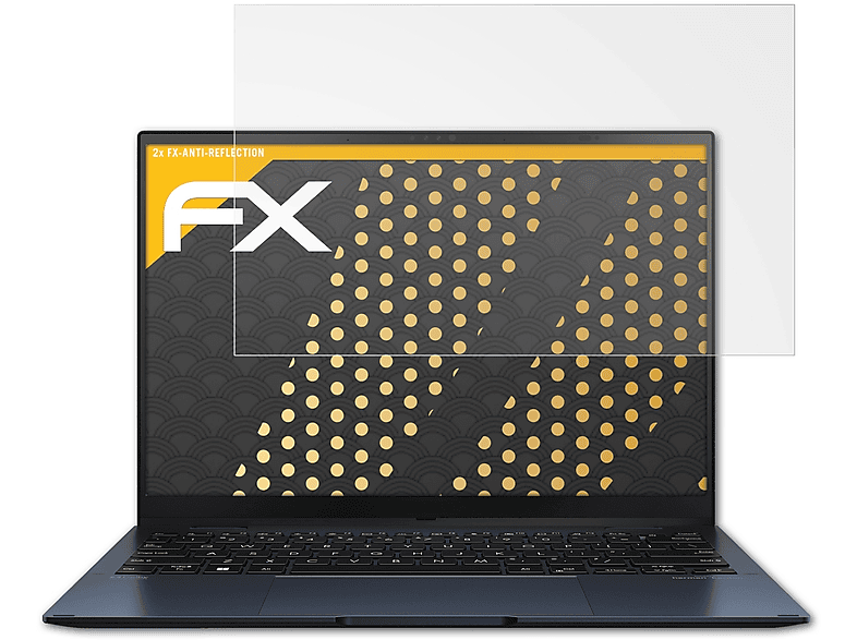 FX-Antireflex ATFOLIX S13 2x Flip Displayschutz(für Asus (UP5302)) Zenbook