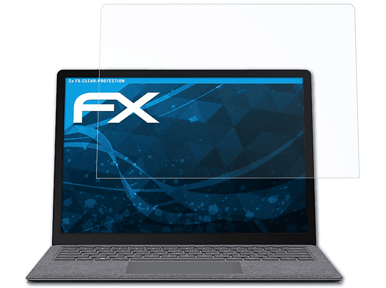 ATFOLIX 2x FX-Clear Displayschutz(für Microsoft Surface Laptop 5 (13.5 Inch))