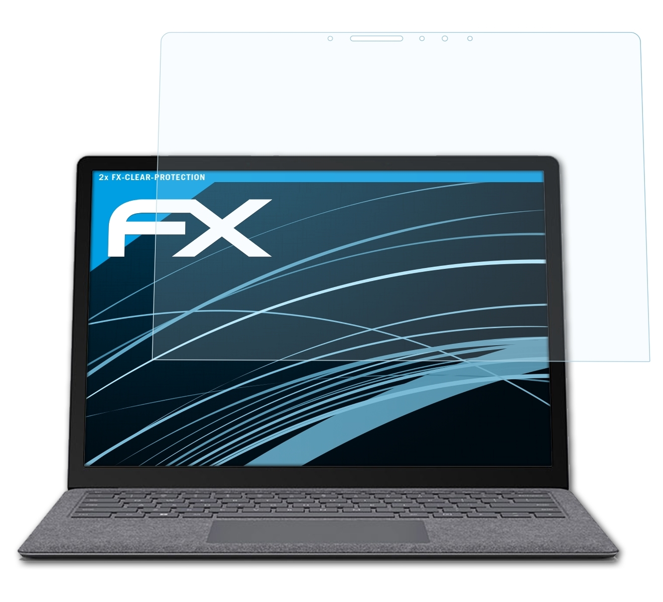 Surface 2x Inch)) (13.5 Microsoft FX-Clear ATFOLIX Displayschutz(für 5 Laptop