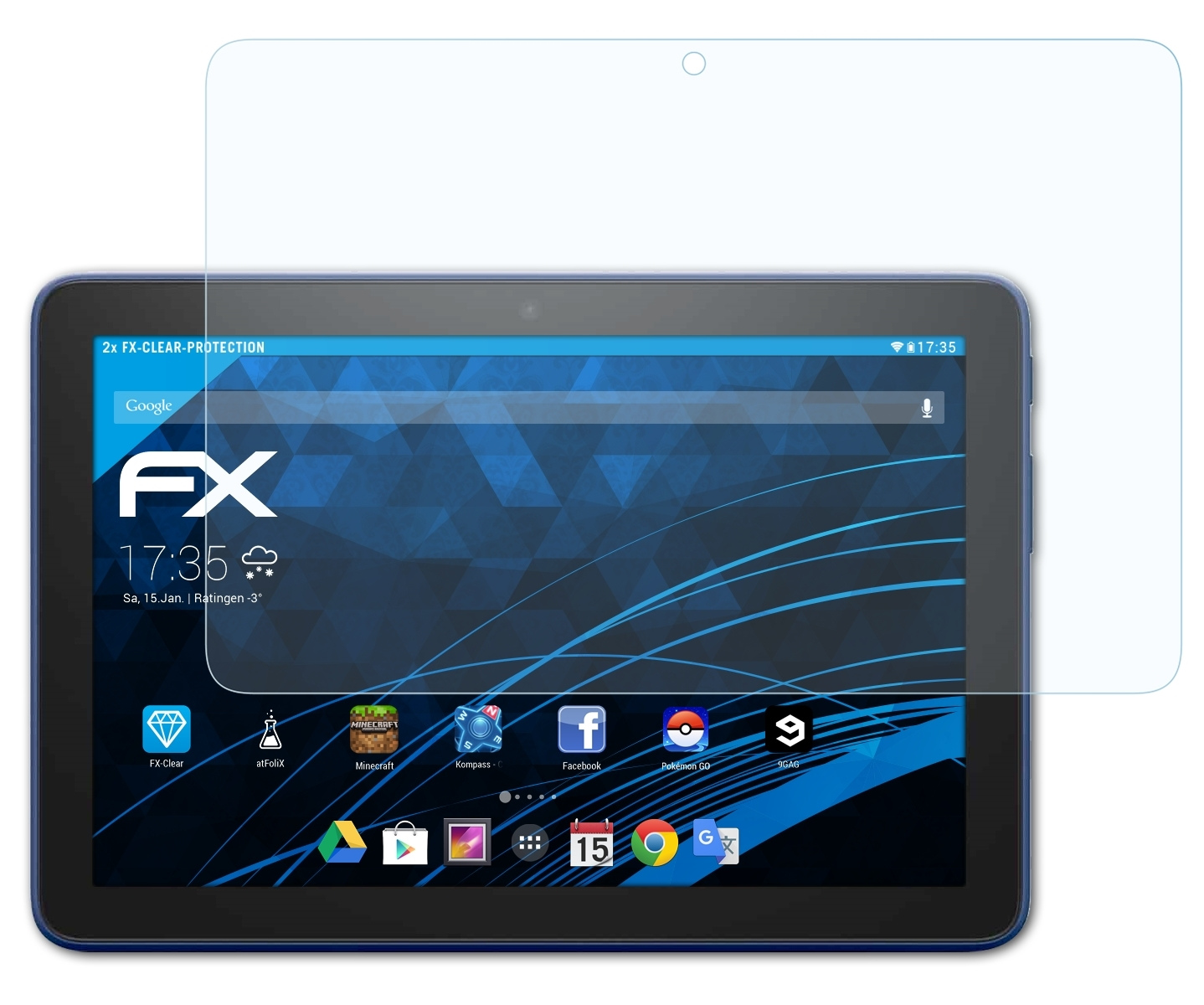 ATFOLIX 2x FX-Clear Displayschutz(für Amazon Fire 2022)) (Model 8 HD