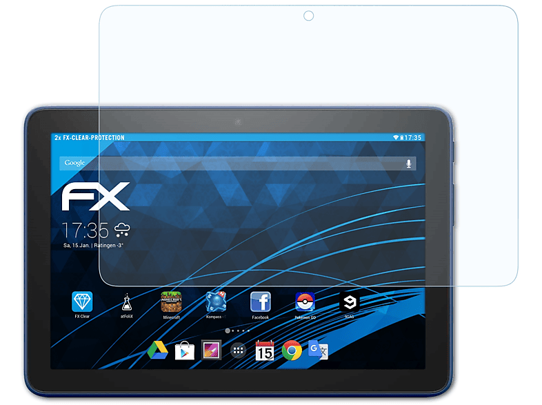 ATFOLIX 2x FX-Clear Displayschutz(für Amazon Fire HD 8 (Model 2022))