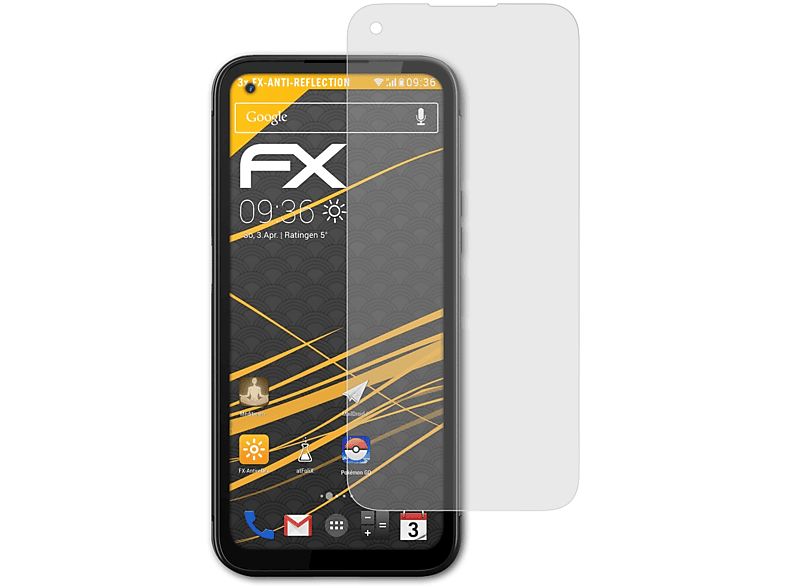 ATFOLIX 3x FX-Antireflex Displayschutz(für Gigaset GX6)