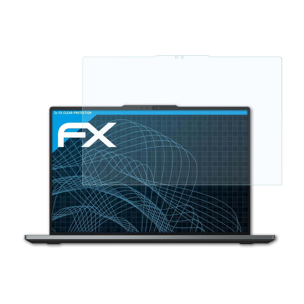 ATFOLIX 2x FX-Clear Displayschutz(für ThinkPad Lenovo Z16)