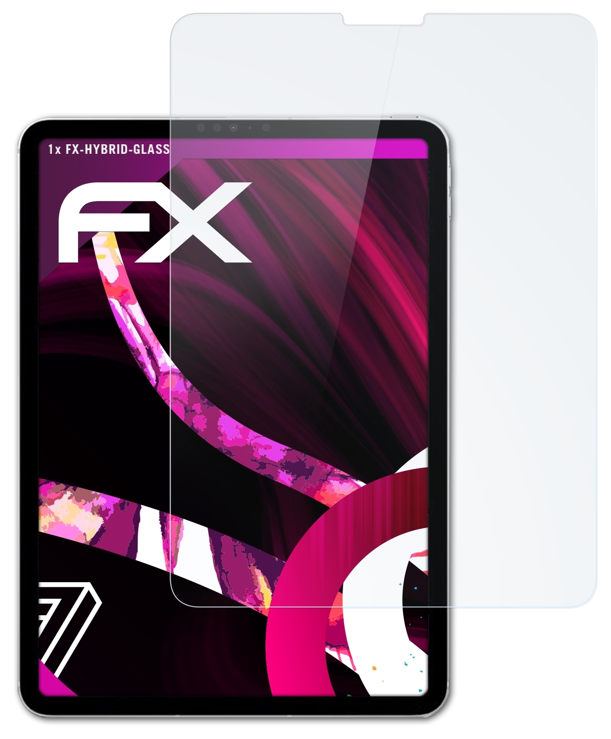 Pro ATFOLIX 11 iPad FX-Hybrid-Glass Apple Schutzglas(für (2022))