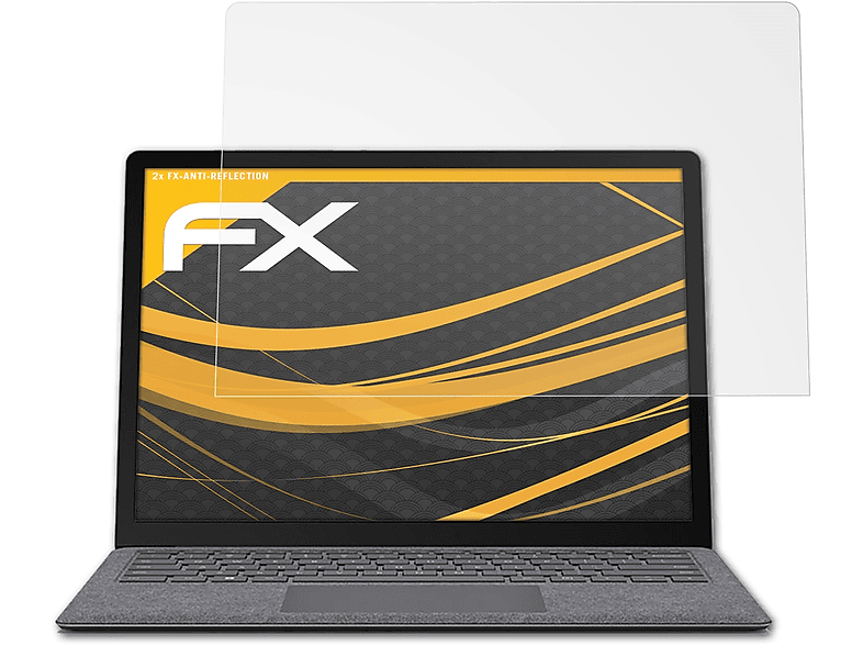 ATFOLIX 2x FX-Antireflex Displayschutz(für 5 (13.5 Surface Microsoft Laptop Inch))