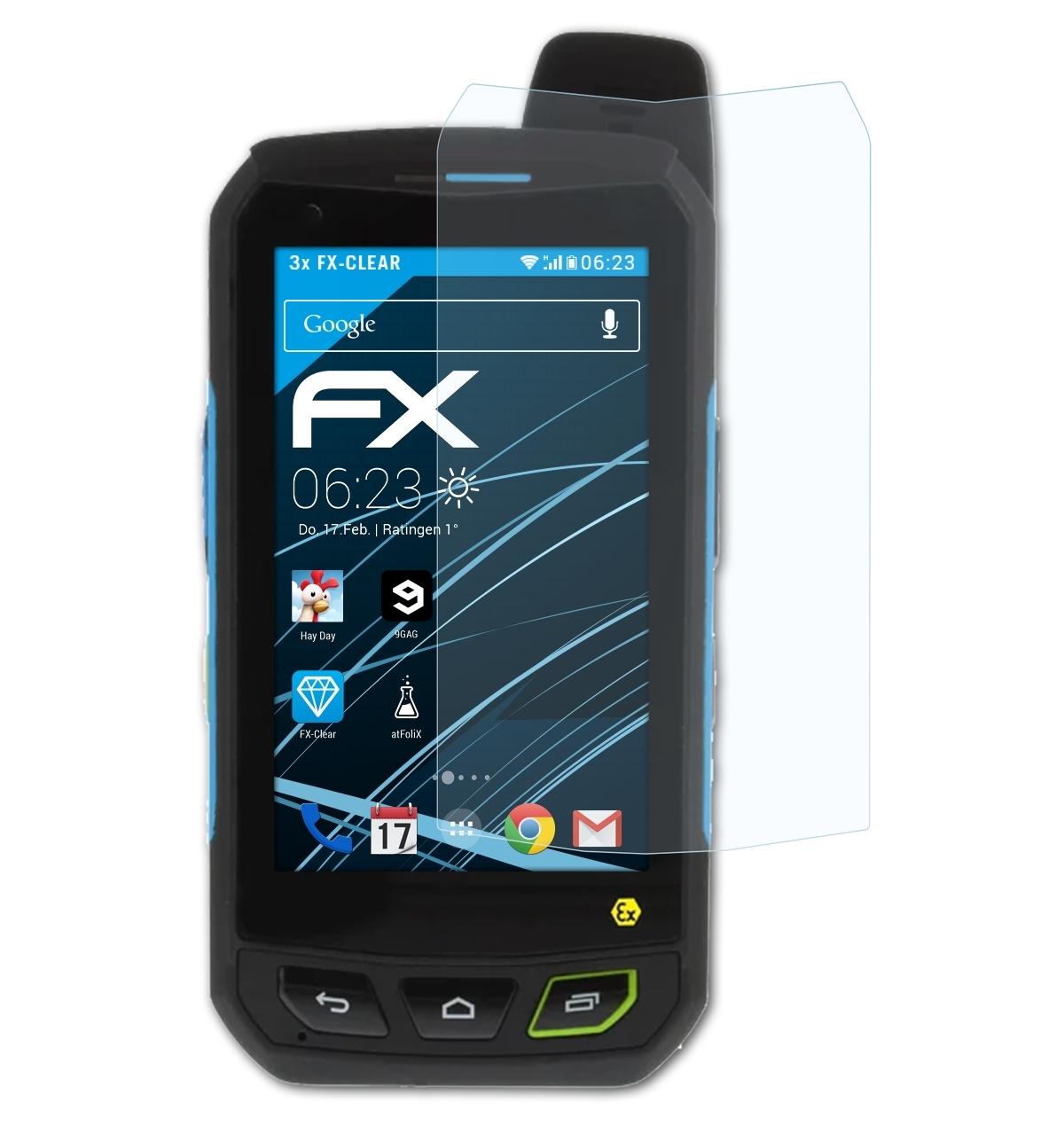 ATFOLIX 3x FX-Clear Displayschutz(für 201) ecom Smart-Ex