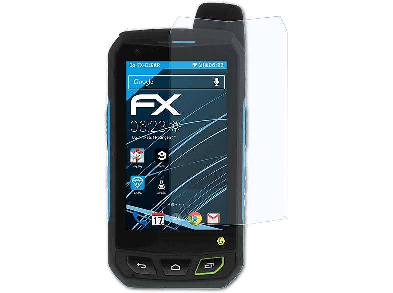 ATFOLIX 3x FX-Clear Displayschutz(für ecom Smart-Ex 201)